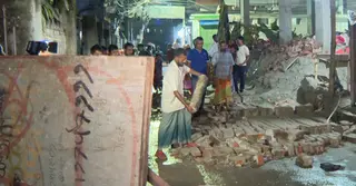 বৃষ্টিতে দেয়াল ধসে নারীর মৃত্যু; নির্মাণাধীন ভবনকর্তৃপক্ষের বিরুদ্ধে অভিযোগ